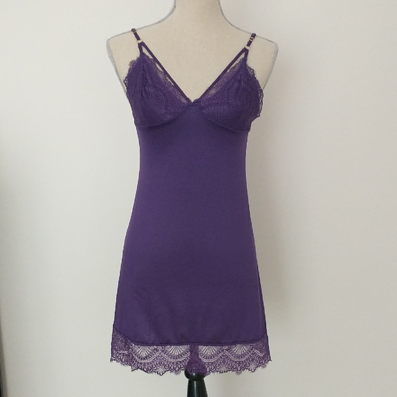 Source Unknown Other - Elegant Purple Lace Chemise Size S